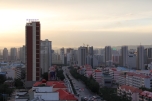 sunset in Xining
