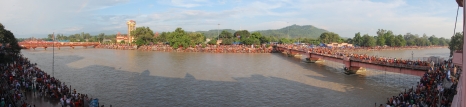 panorama south of Har Ki Pauri
