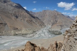 Pin River flowing into the Spiti River