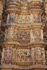 sculptures at the Kandariya Mahadeva Temple