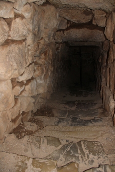 steps towards the cistern