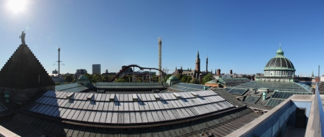 on the roof of the Ny Carlsberg Glyptotek