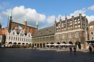 market square with town hall