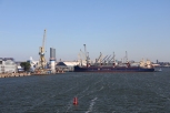 at the harbour of Klaipeda